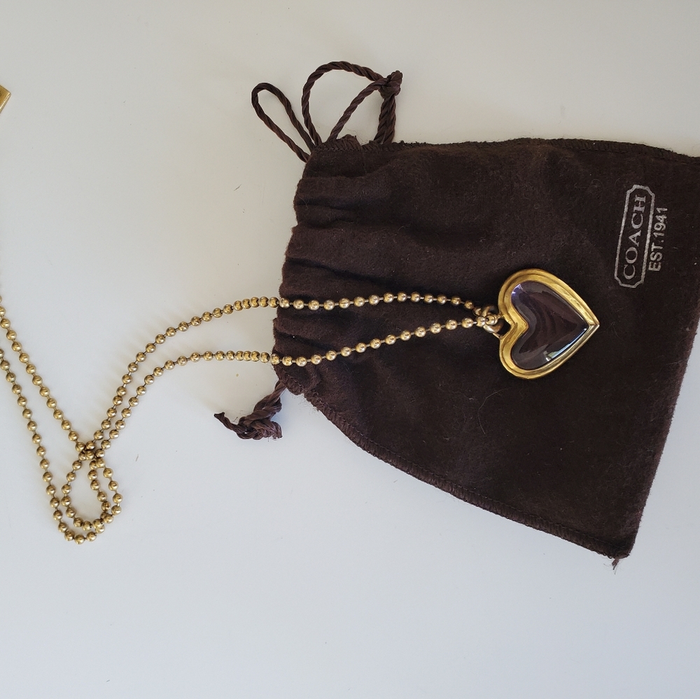 Coach Heart Necklace